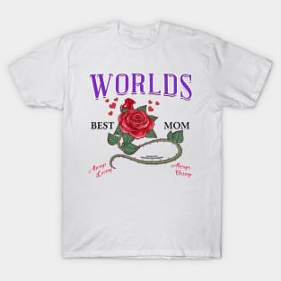 World's Best Mom Mothers Day Novelty Gift T-Shirt
